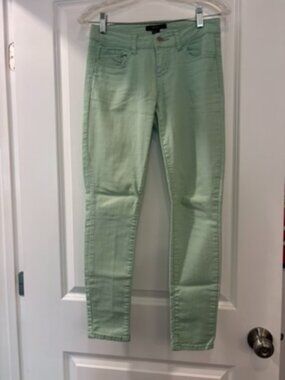 Forever 21 Mint Green Skinny Jeans